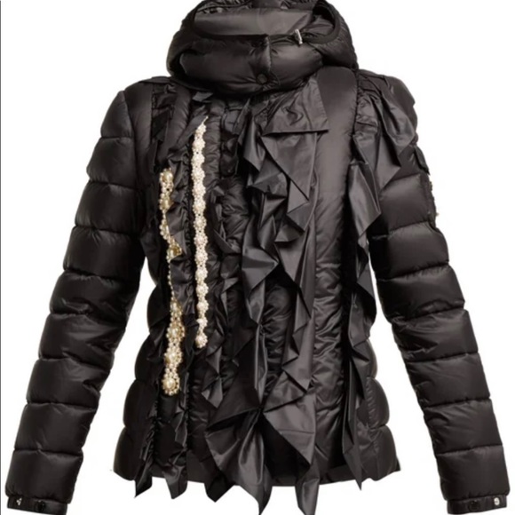 Darcy Ruffle Pearl Quilteddown Jacket 